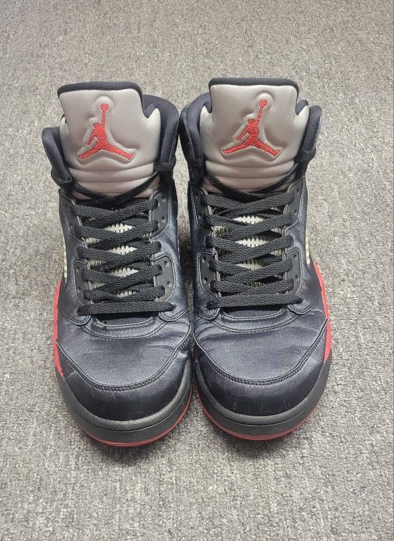 Nike Air Jordan 5 Retro Satin Bred 136027-006 Men’s Size 12