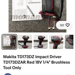 Makita Impact And Charger Two Batteries And Blower