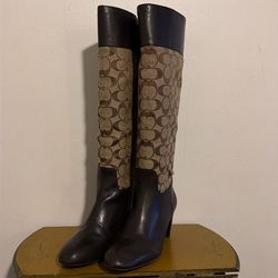 Vintage Coach Gail boots leather