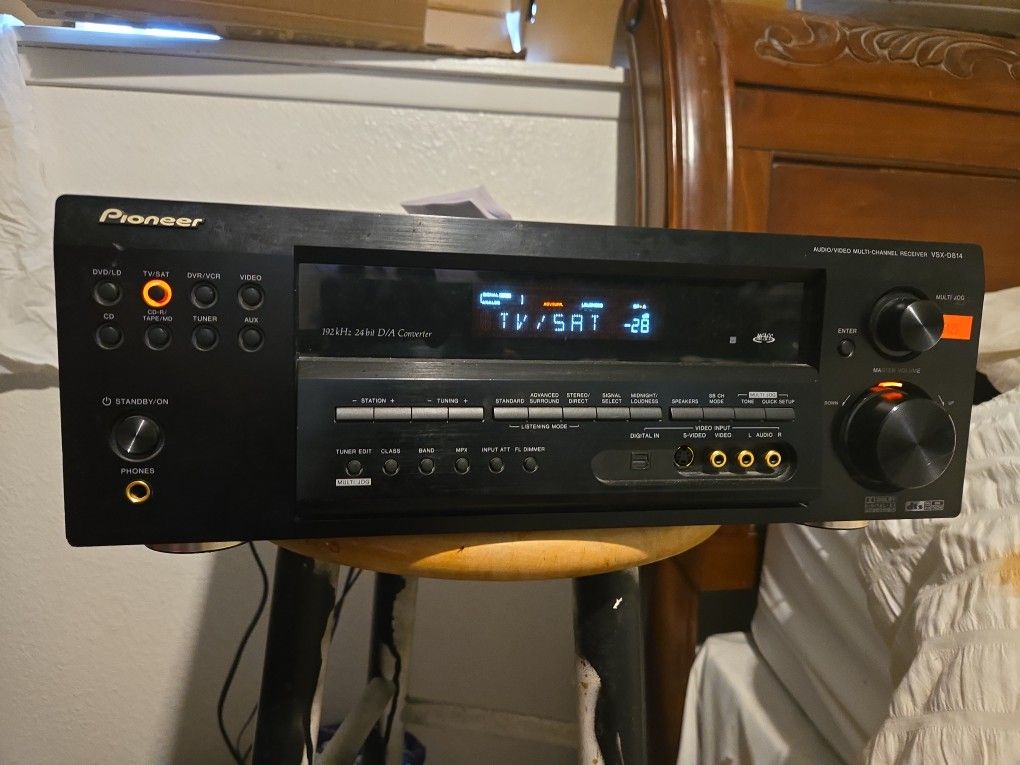 Pioneer
Audio/Video MULTI-CHANNEL RECEIVER
MODEL VSX-D814-K