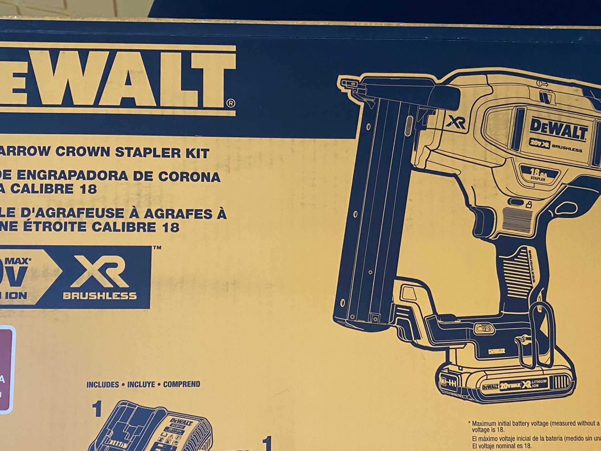 DeWalt cordless 18Ga Nail Gun