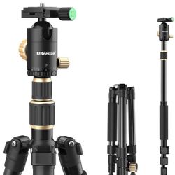 New! 71” Tripod for Camera, Portable Aluminum Travel Tripod Stand with 360 Degree Ball Head, 12KG/26.4LBS Load for DSLR, Canon, Nikon, Sony, Projector