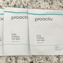 3 Proactive Detox Hydrogel Face Masks