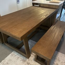 Dining Room Table With Benches