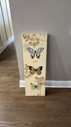 Butterfly Botanical Canvas Wall Art