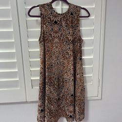 Short Sleeveless Nicole Miller Dress--size L