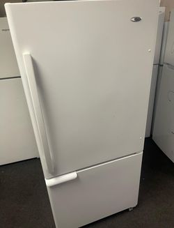 Amana Bottom Freezer White Refrigerator
