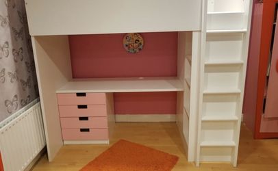 Girls loft bed