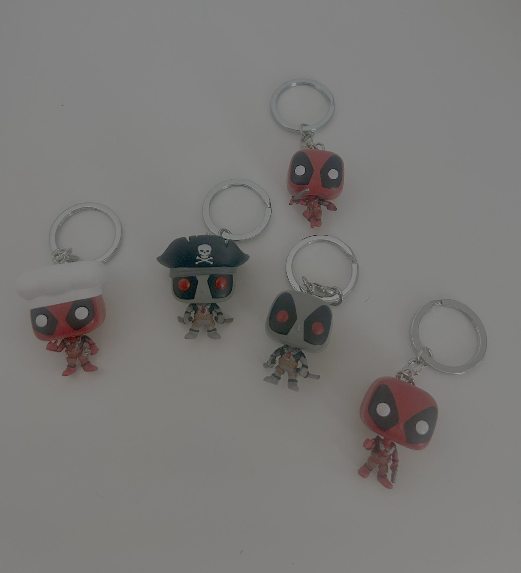 Funko Pop Dead Pool Key Chain Set