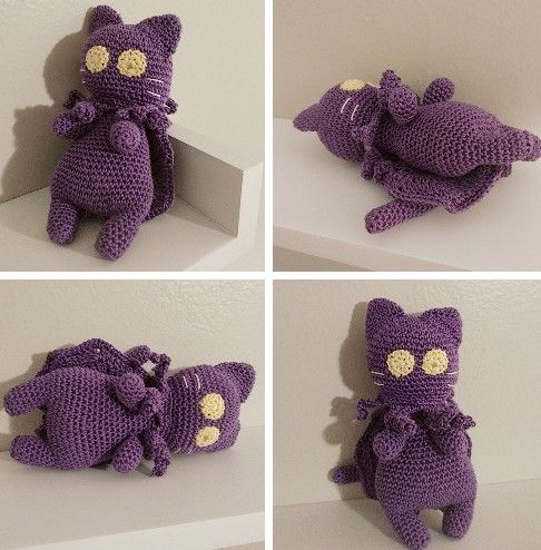 Purple Cthulhu Amigurumi Styled Crochet Plush