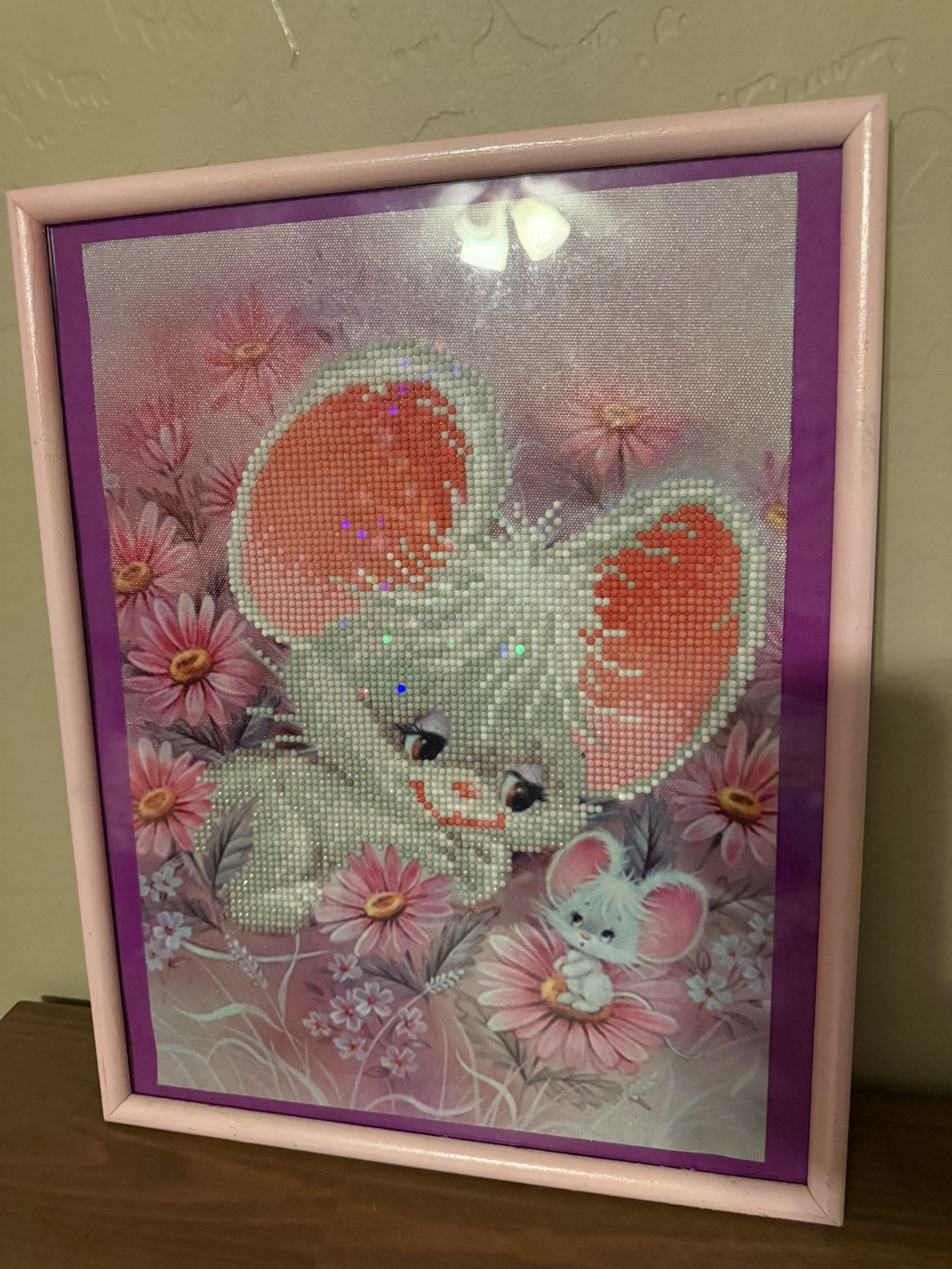 Mouse Diamond Art With Frame