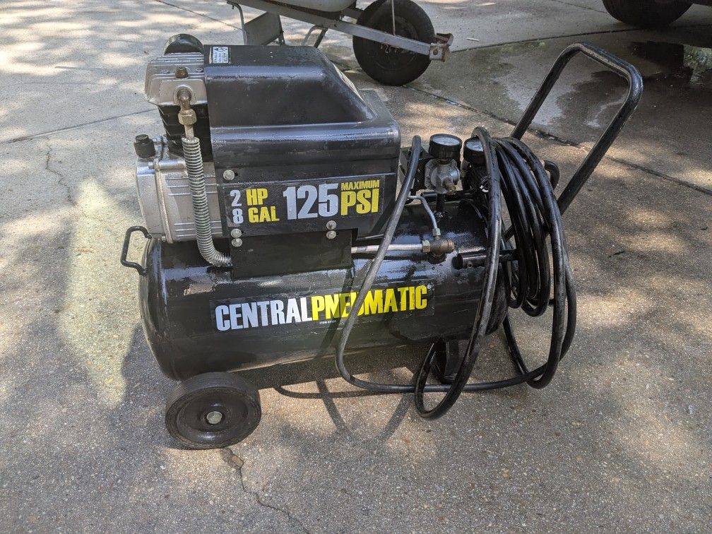 Air Compressor And Hose For Sale