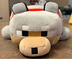 Minecraft Tamed Wolf plush