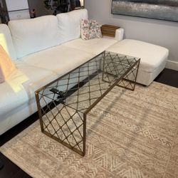 Elegant Glass Coffee Table 