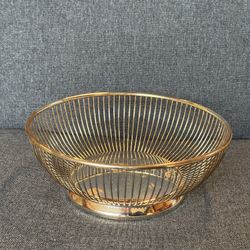 Gorham silver plated bread and fruit basket
