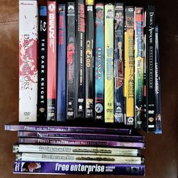 Assorted Blurays And DVDs