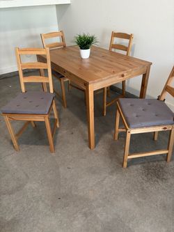 IKEA TABLE AND CHAIRS