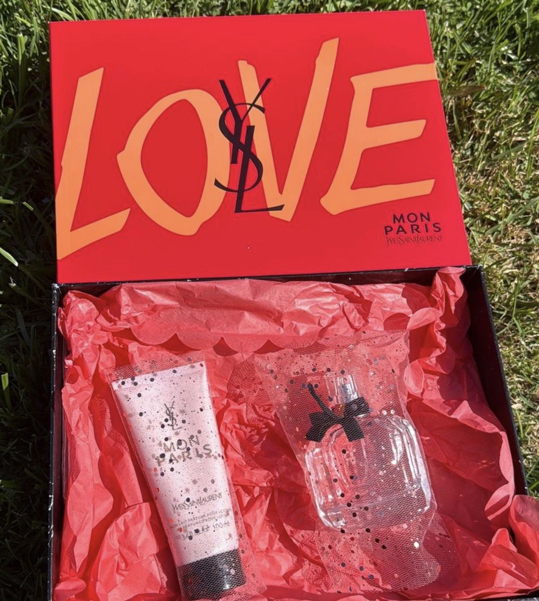 Women gift set perfume YSL mon paris AMAZING new regalos mujer dia de madre MSRP $180