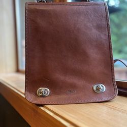  I Medici Bags | I Medici Firenze Messenger Bag Crossbody Brown Leather Satchel 