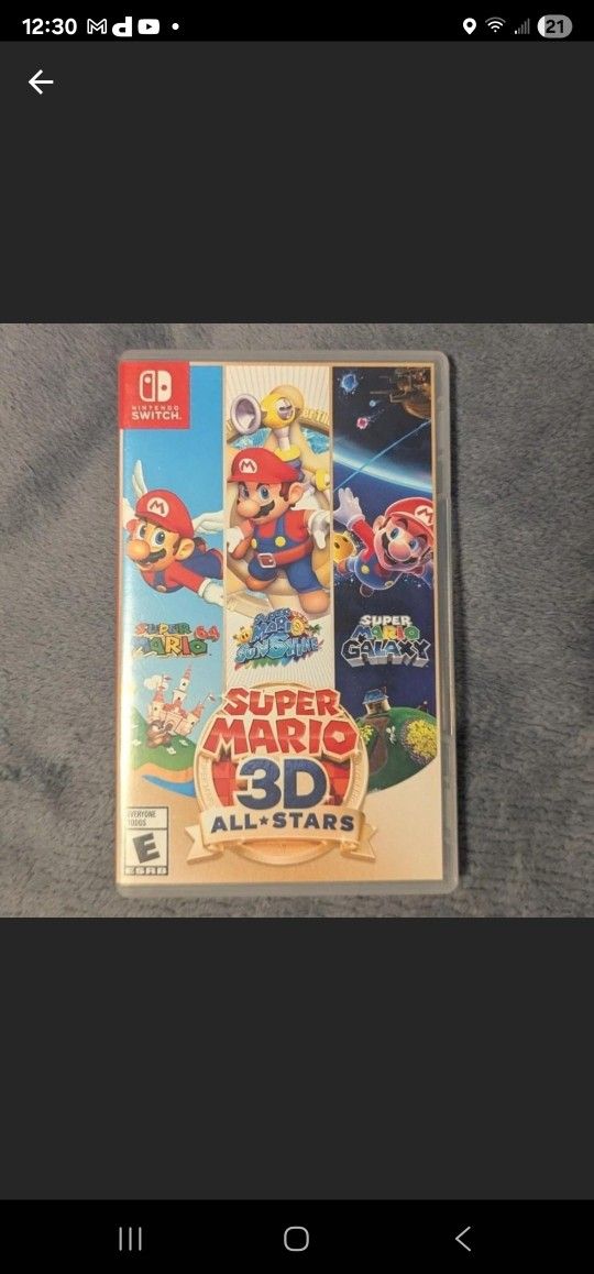 Mario 3d All Stars
