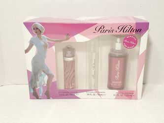 Paris Hilton 3 Piece Gift Set Women's Fragrance Mist Perfume New Sealed Box