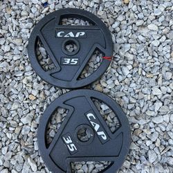 35lb Cap Barbell Olympic Plate Pair