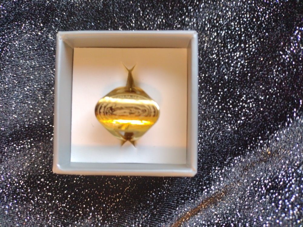 Virgen De Guadalupe Ring Stainless Steel