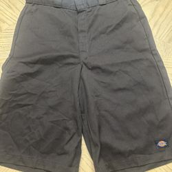 Dickies Loose Fit Flat Front brown Work Shorts, 13 Inches size 32 
