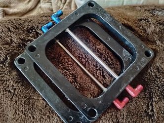 Vintage Nitrous Oxide Carburetor Spray Bar Plates - Dual Stage / Pair