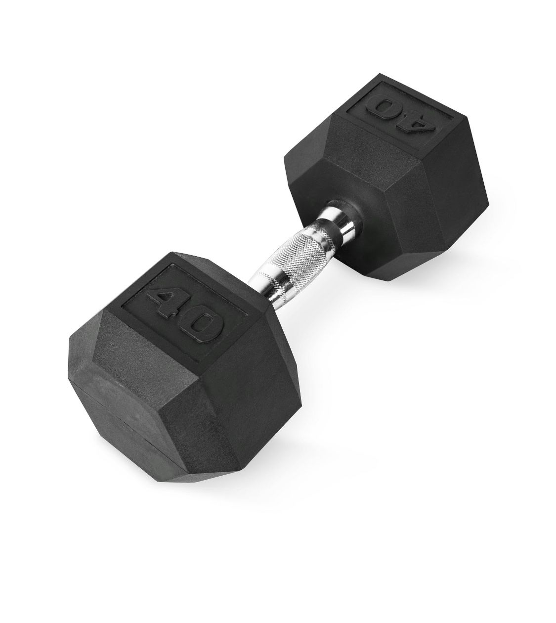 CAP Barbell, 40lb Rubber Hex Dumbbell, Single
