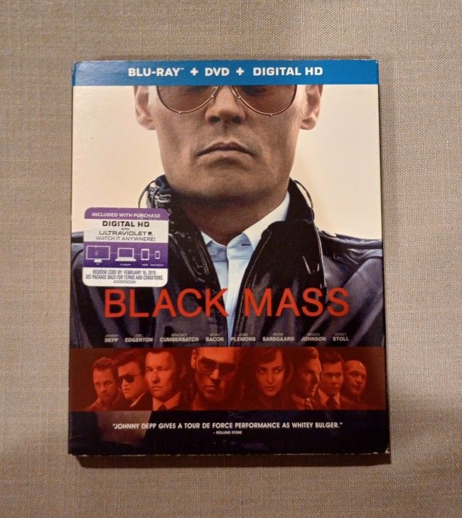 Black Mass DVD Blu-ray Combo