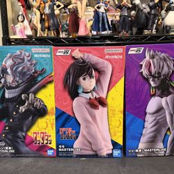 Dandadan Okarun Momo Jiji Masterlise Ichibansho Set Bandai Figure 