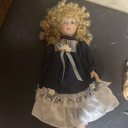 Vintage Porcelain Doll