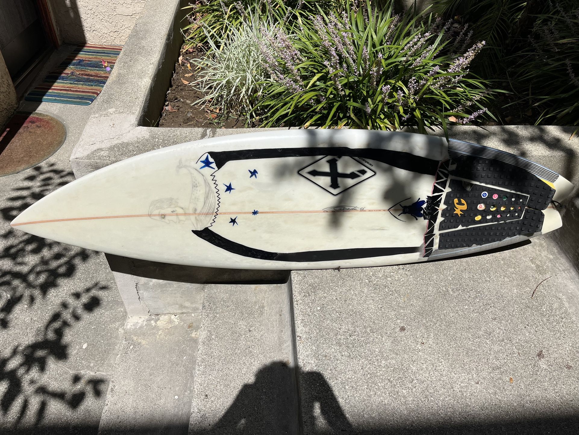 XANADU 5'7” サーフボード フィン付き ザナドゥ サーフボード5'5