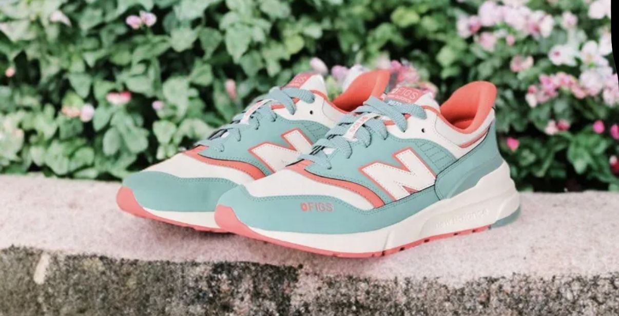 Vintage 90s Women FIGS NEW BALANCE 997R Emerald