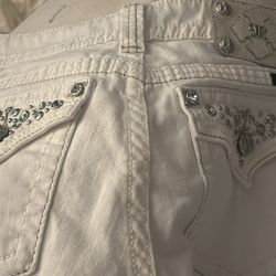 White Miss Me Jeans