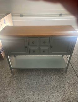 Farm House Console Table With Drawers