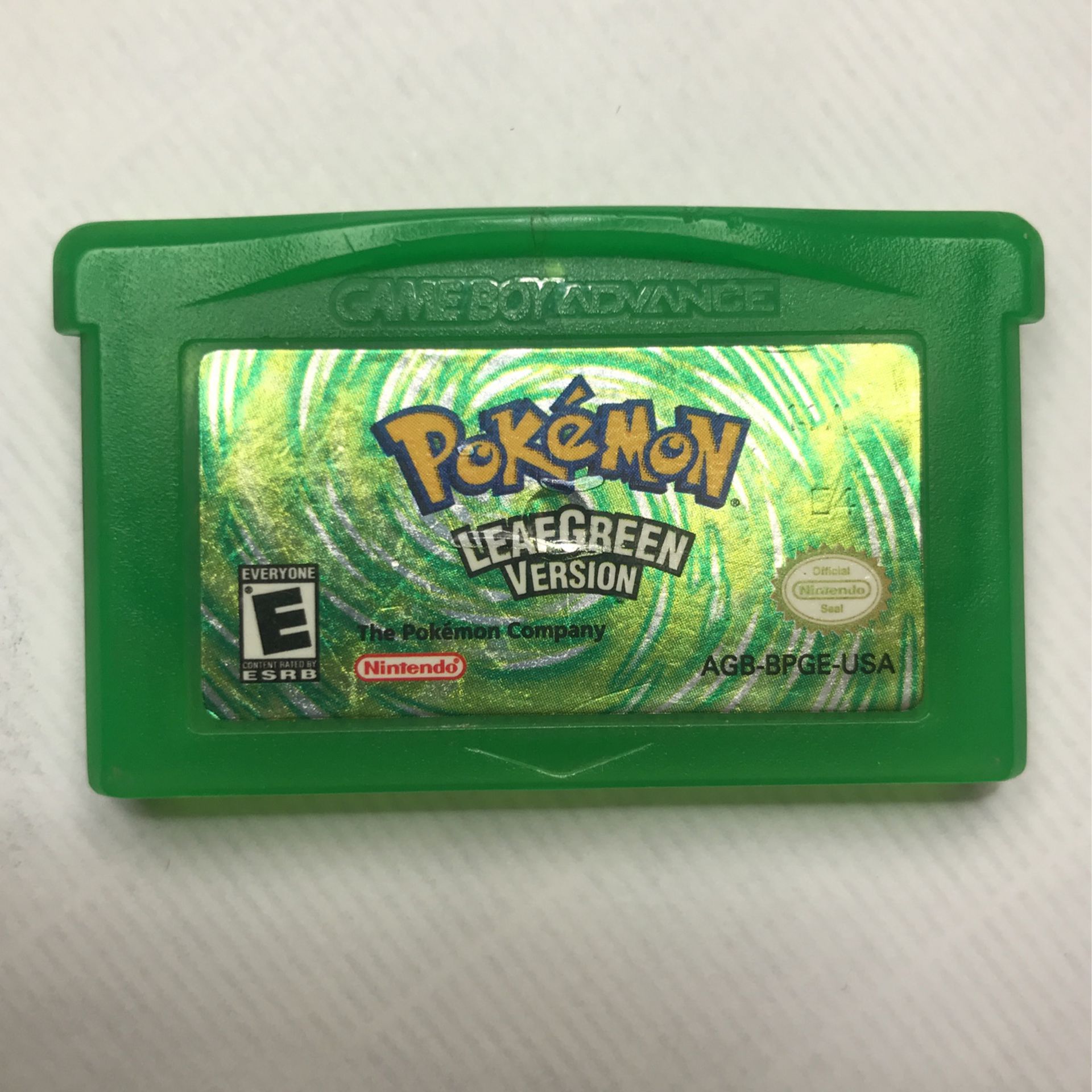 Authentic Pokemon Leaf Green Leafgreen Version