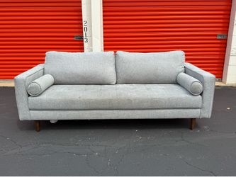 Modern Light Gray Sofa - Free Curbside Delivery
