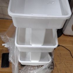 3 TIER ROLLING CART