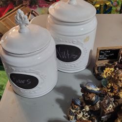 Home Essentials Pantry Collection Chalkboard Canister/cookie Jar 