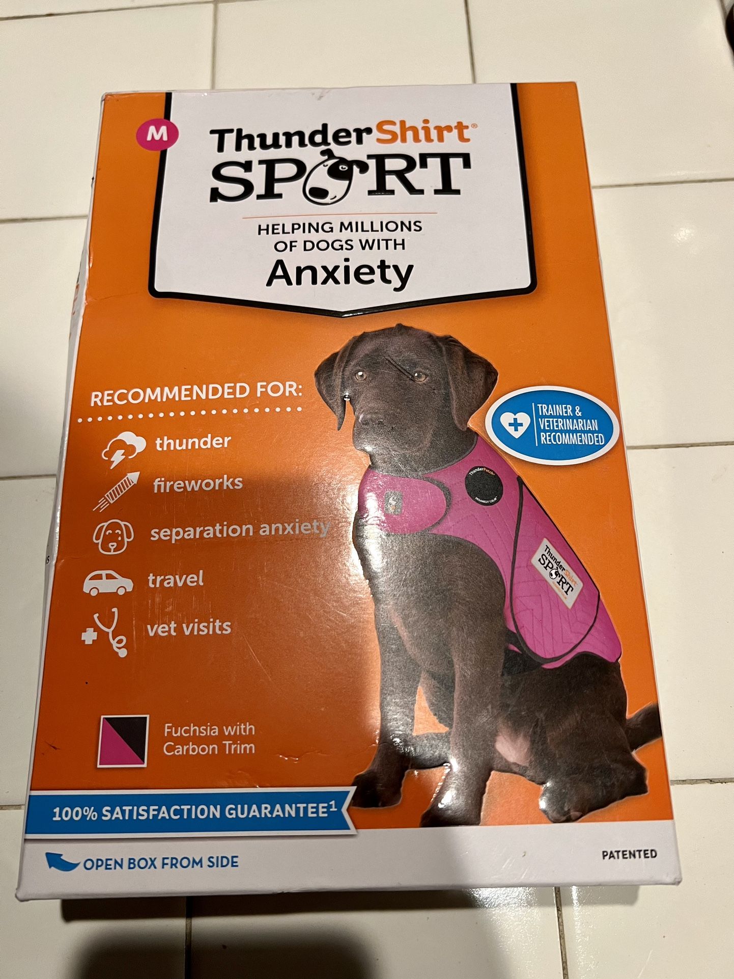 ThunderShirt Sport for Dogs - Medium - Fuschia