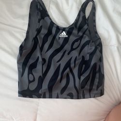 Adidas Crop Top Shirt. Never Worn. Size Small