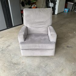 Gray Reclining Armchair