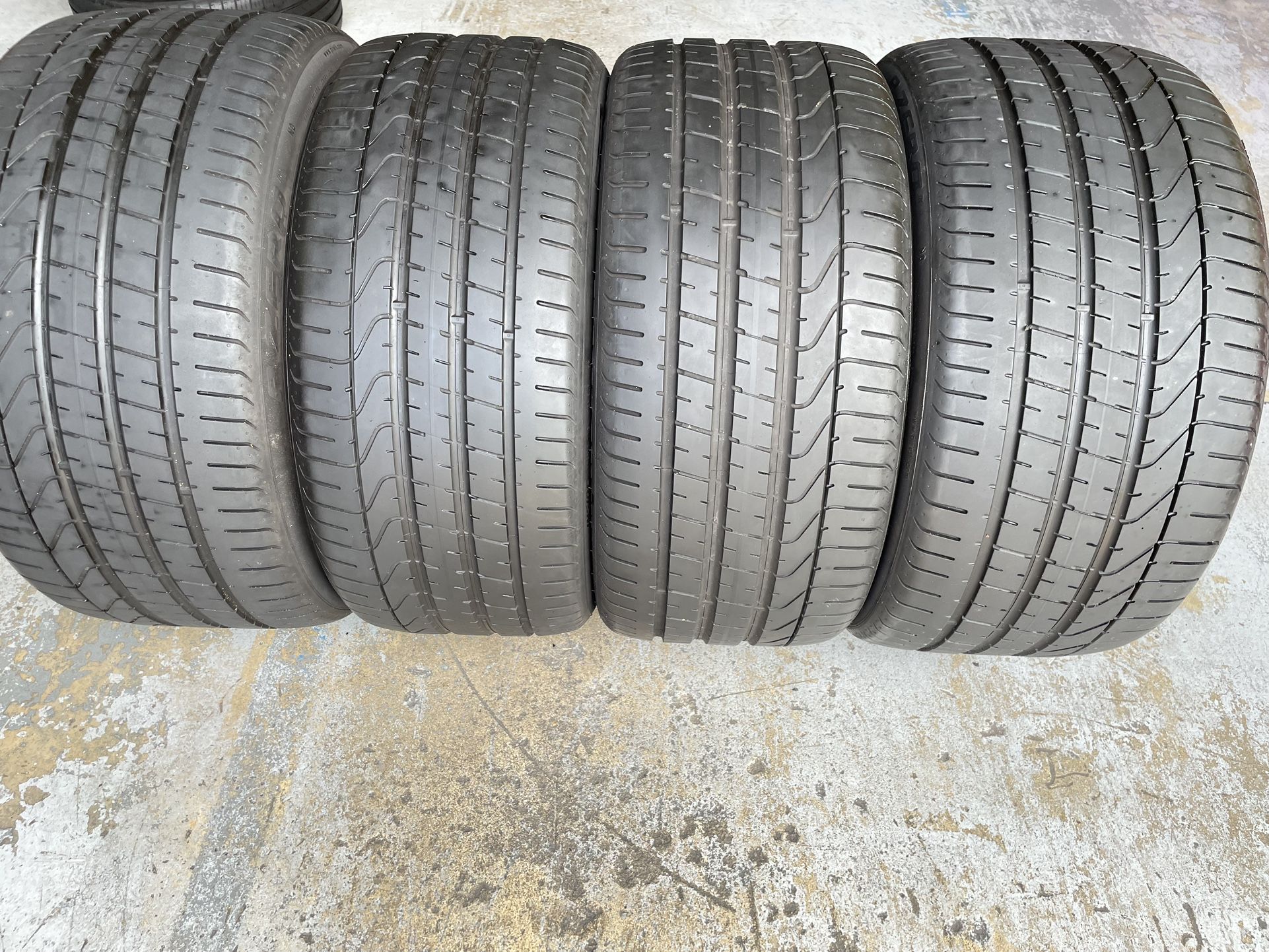 Four Tires Two 295/35/21 And Two 315/30/22 Pirelli P Zero Like New With 80-90% Left Bmw X6 M
