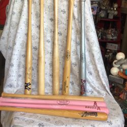 Collectible Mini Baseball Bats Size 18” Long 
