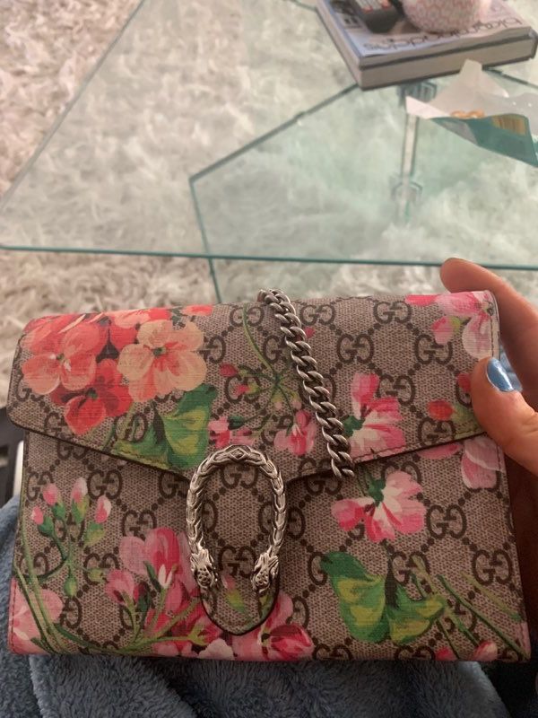 Leather Gucci bloom Dionysus bag