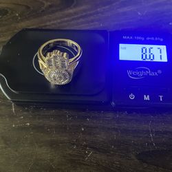 10k gold Hamsa ring