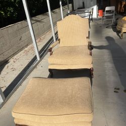 Highland House Chair & Ottoman – High End Designer Upholstery