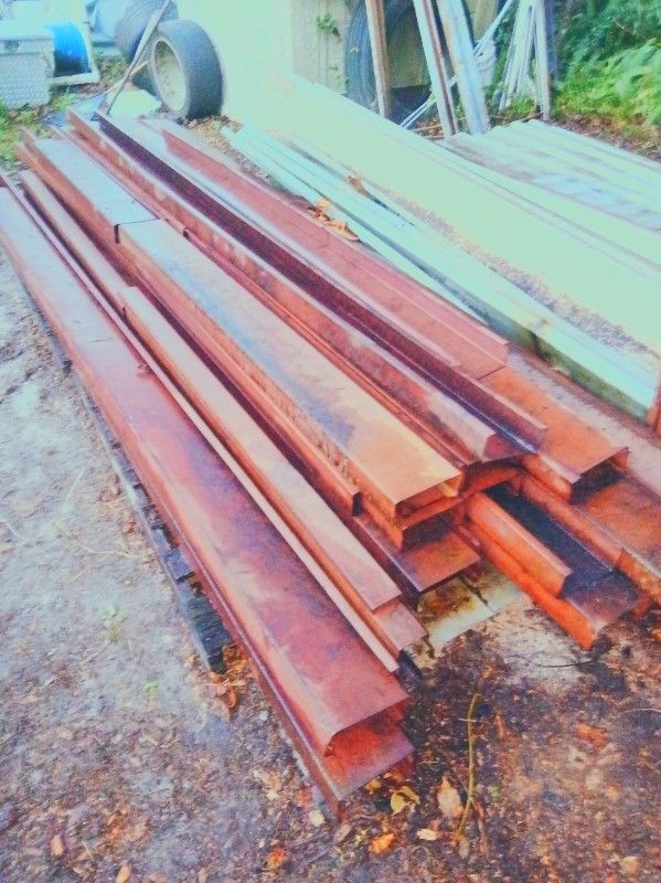 PRICE DROP Boathouse/ Bunker/Metal Shop Building Patch Or Add Ons & 5 Swing Doors, Miscellaneous Gutter